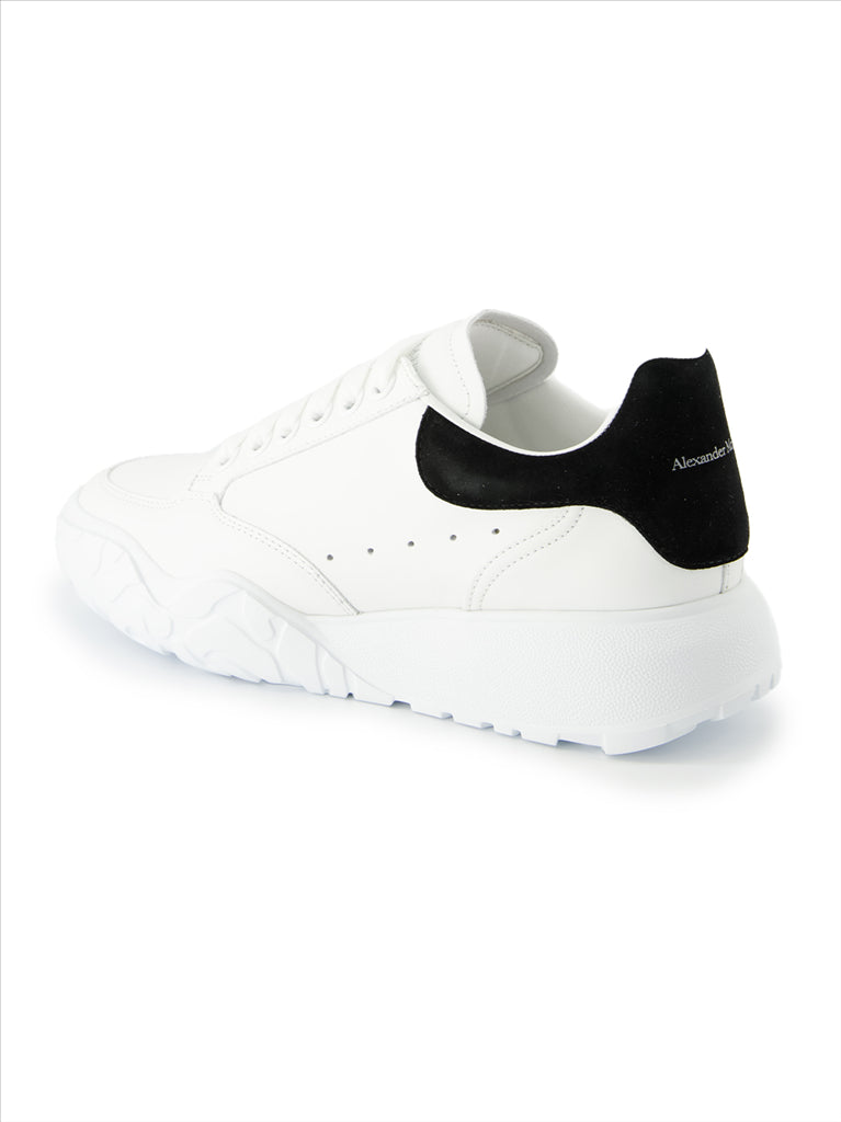 Sneaker Baskets Court Trainer Alexander McQueen Schwarz Femme