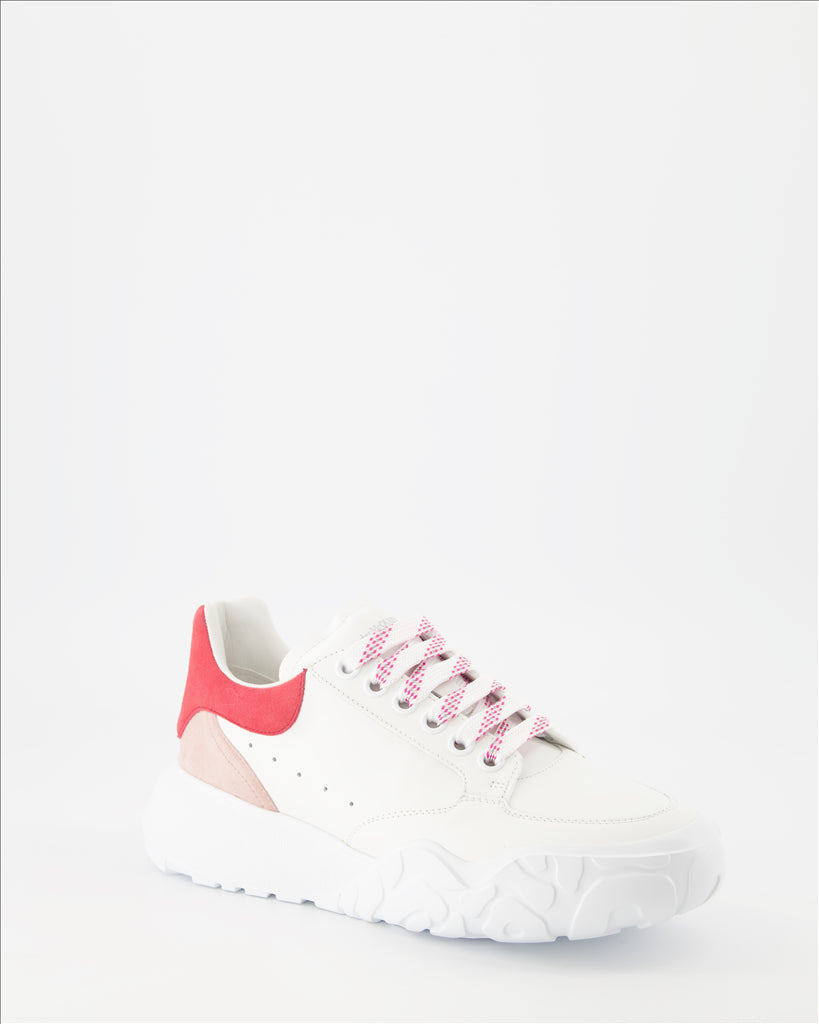 Sneaker Baskets court trainers Alexander McQueen Rosa Femme