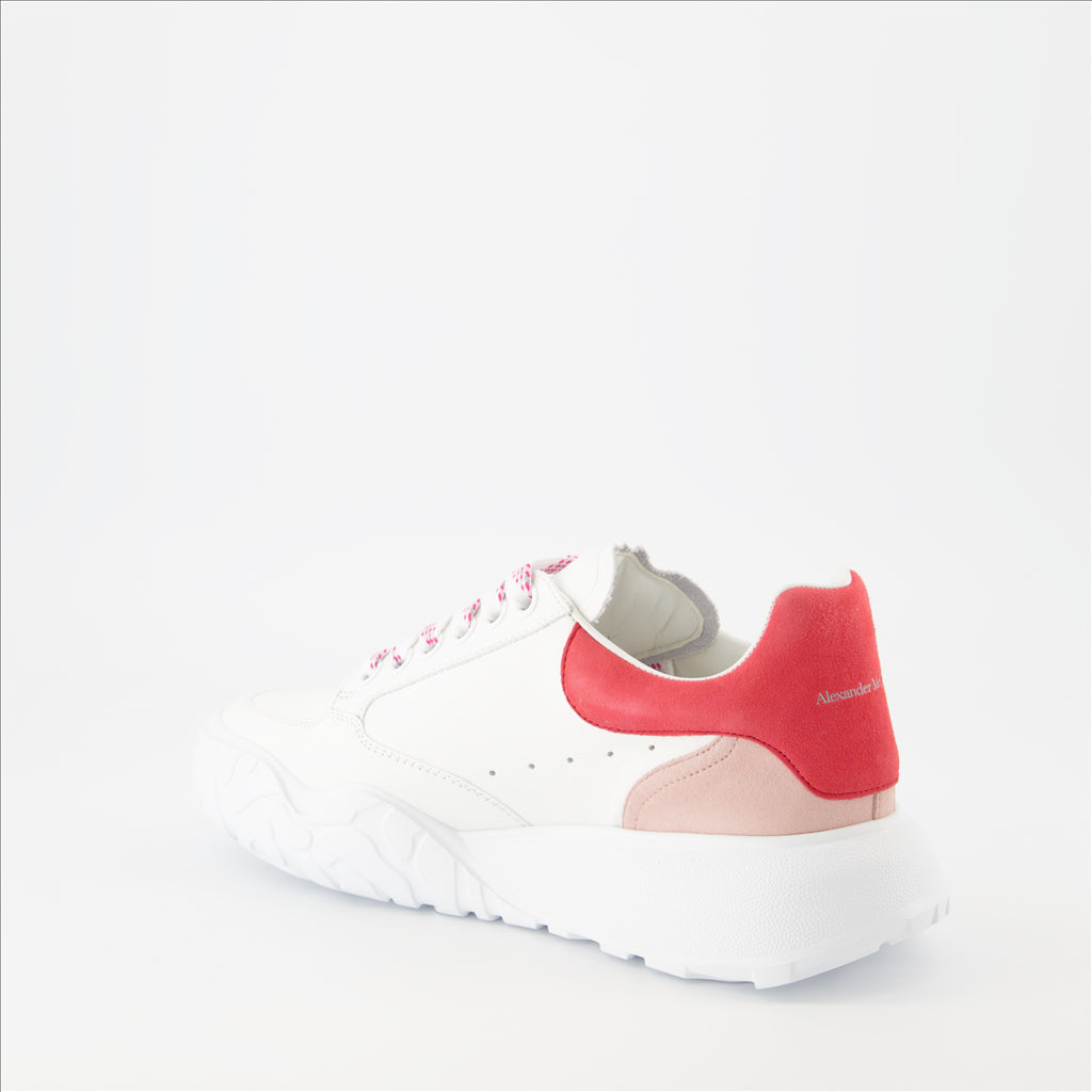 Sneaker Baskets court trainers Alexander McQueen Rosa Femme