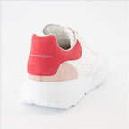 Sneaker Baskets court trainers Alexander McQueen Rosa Femme
