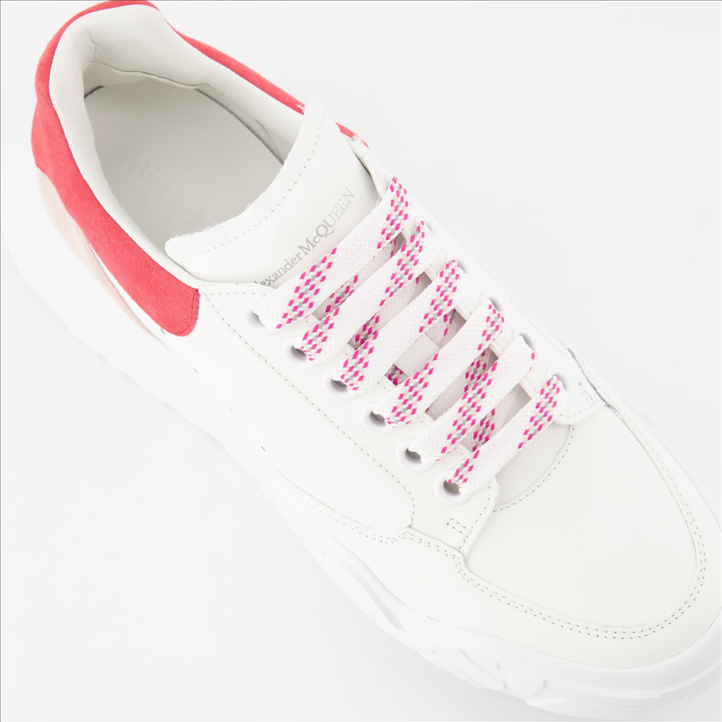 Sneaker Baskets court trainers Alexander McQueen Rosa Femme