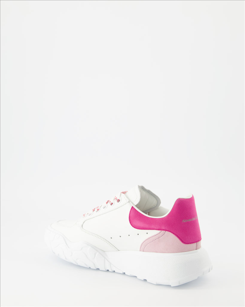 Sneaker Baskets Court Trainer Alexander McQueen Rosa Femme