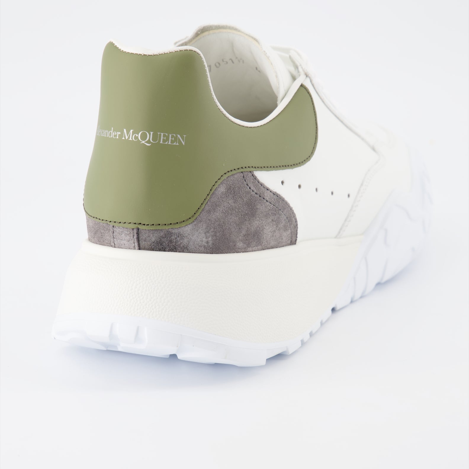 Sneaker Baskets Court Trainer Alexander McQueen Grün Homme