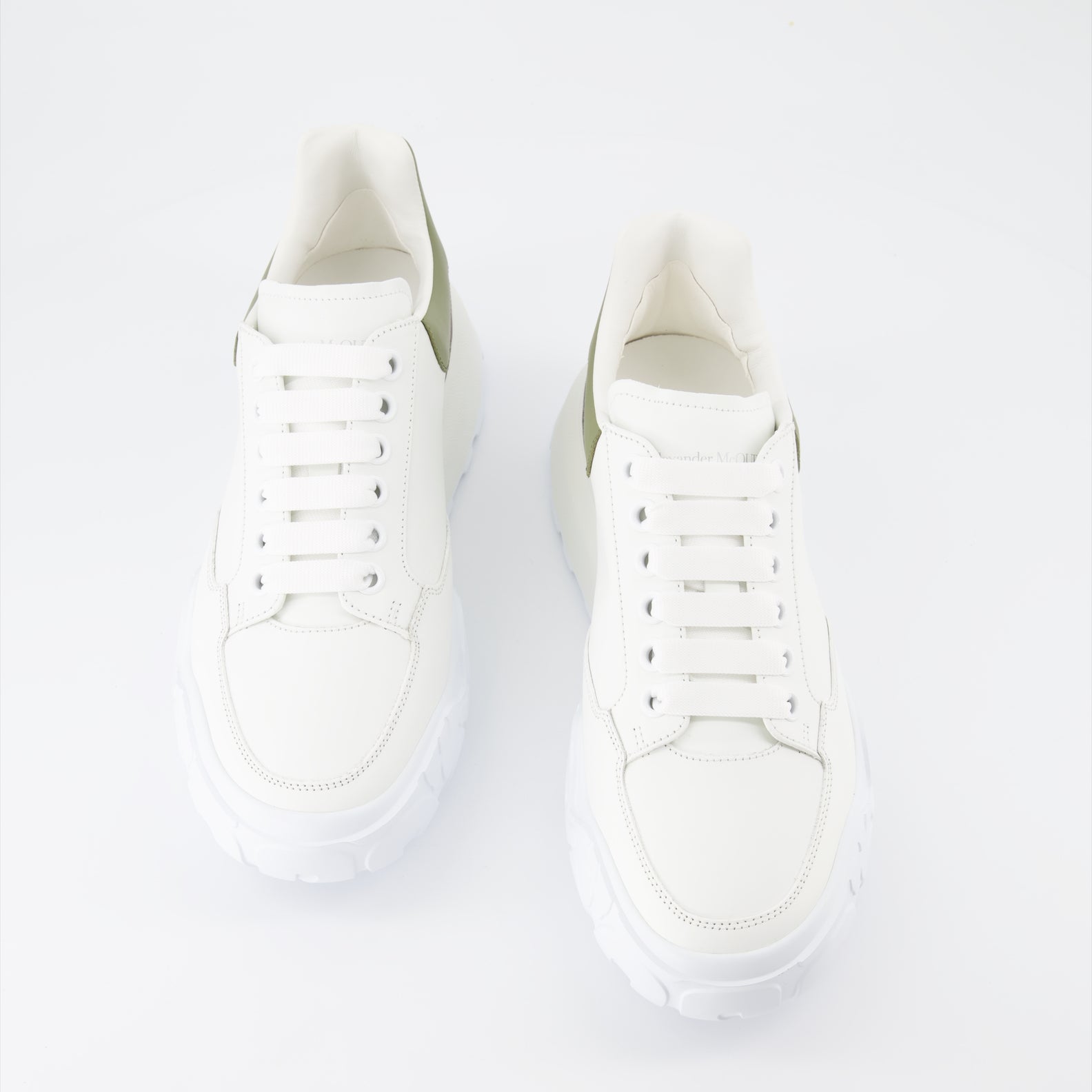 Sneaker Baskets Court Trainer Alexander McQueen Grün Homme