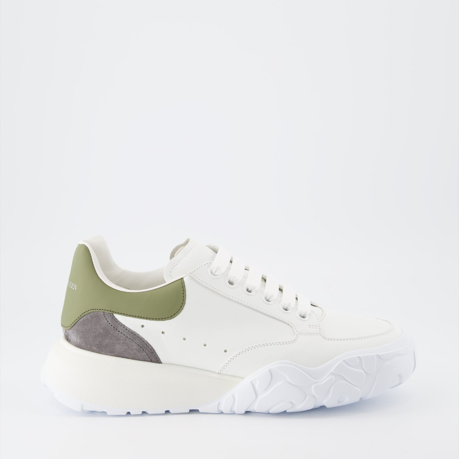 Sneaker Baskets Court Trainer Alexander McQueen Grün Homme