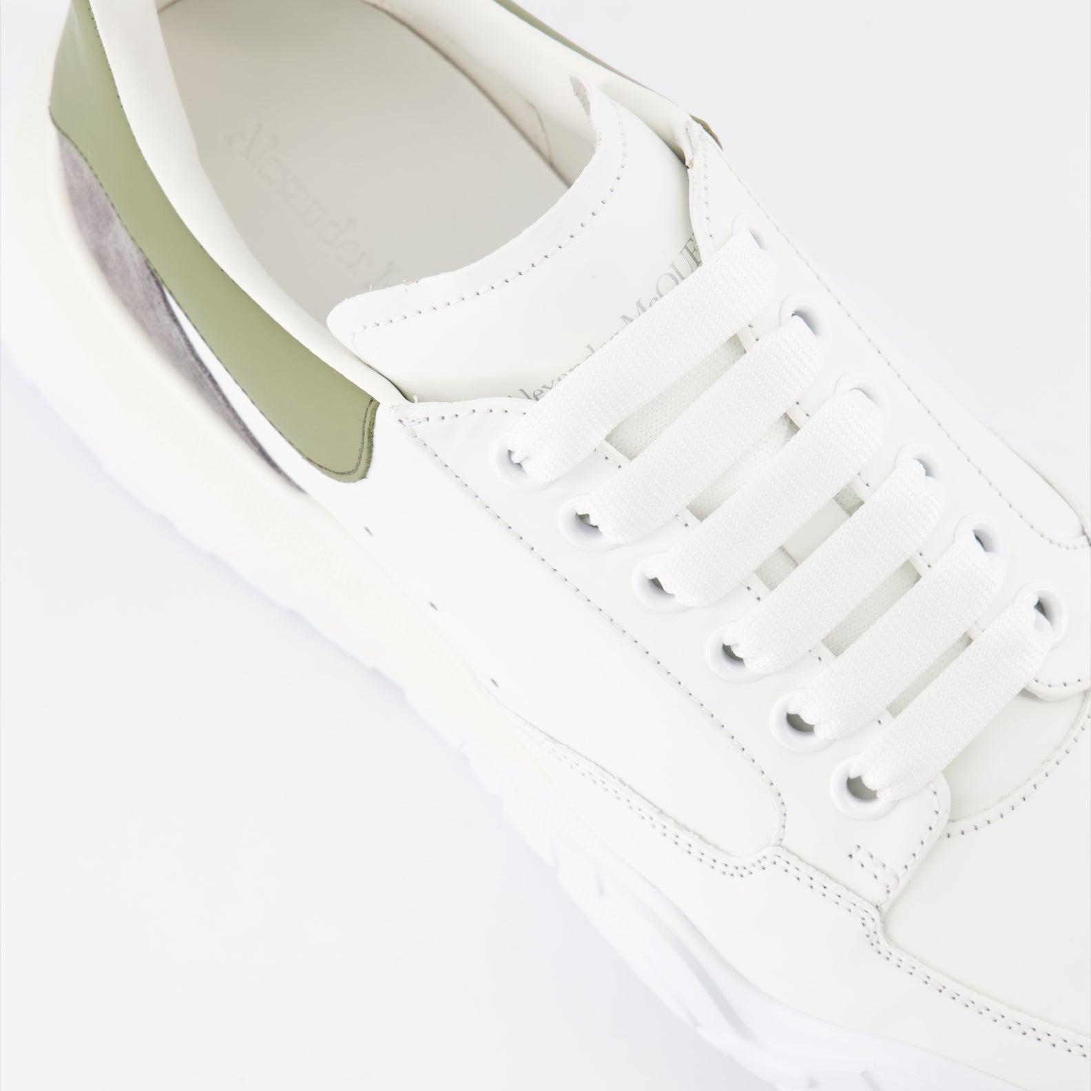Sneaker Baskets Court Trainer Alexander McQueen Grün Homme