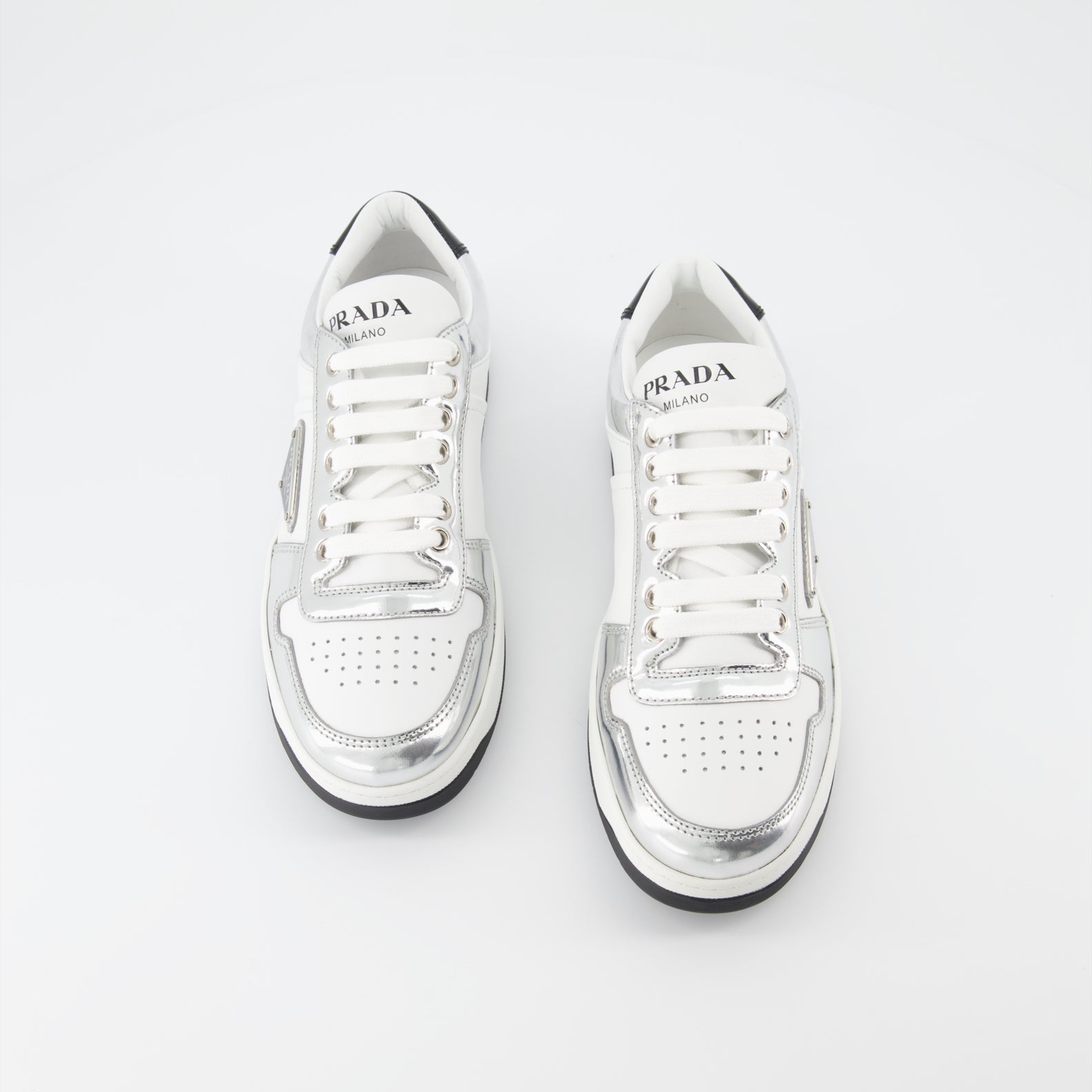 Sneakers Downtown Sneakers Prada Silver Women