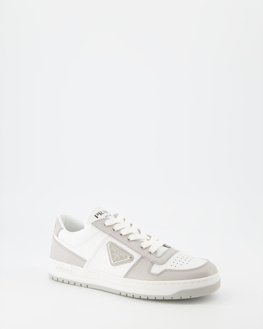 Sneaker Baskets Downtown Prada Grau Femme