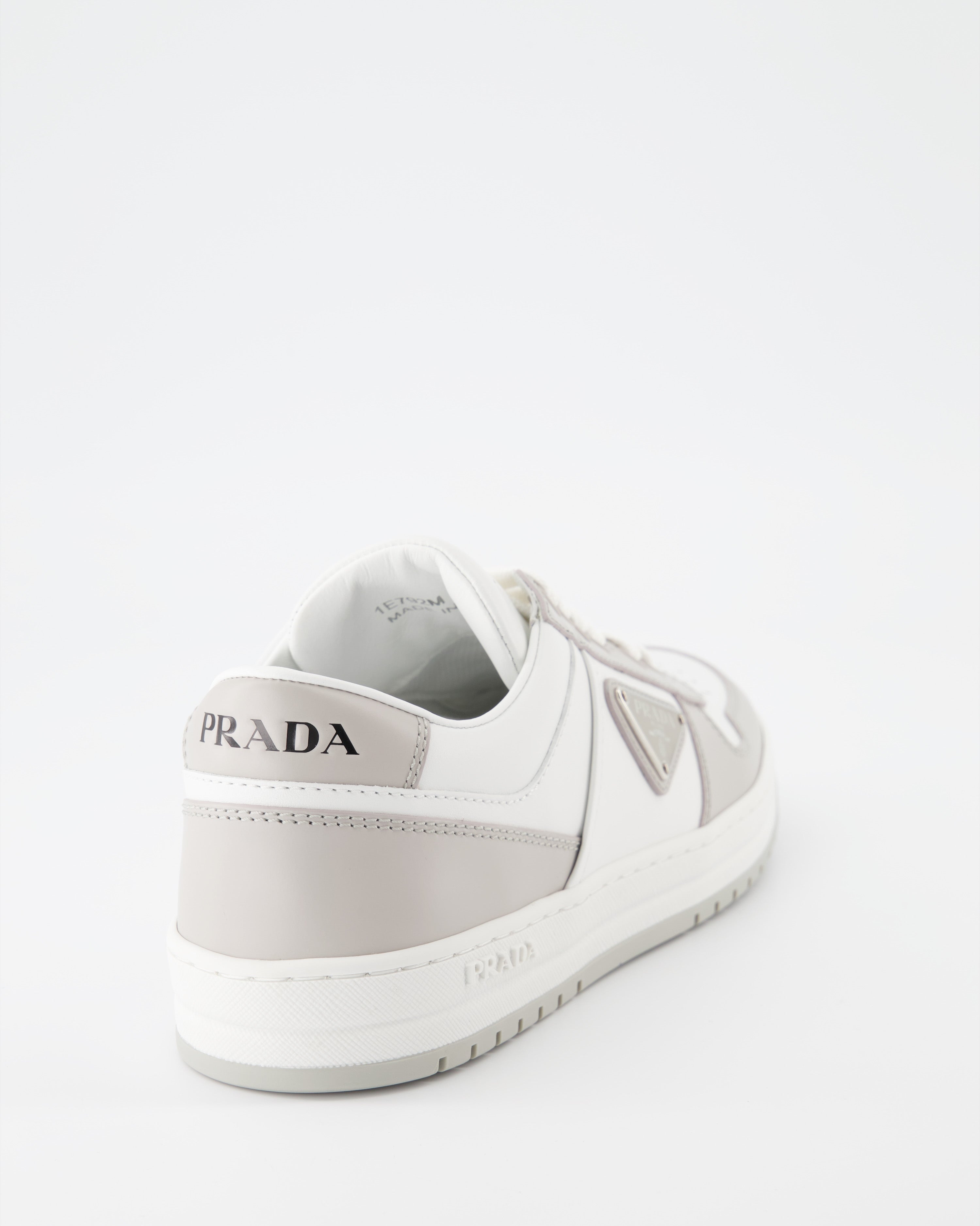 Sneaker Baskets Downtown Prada Grau Femme
