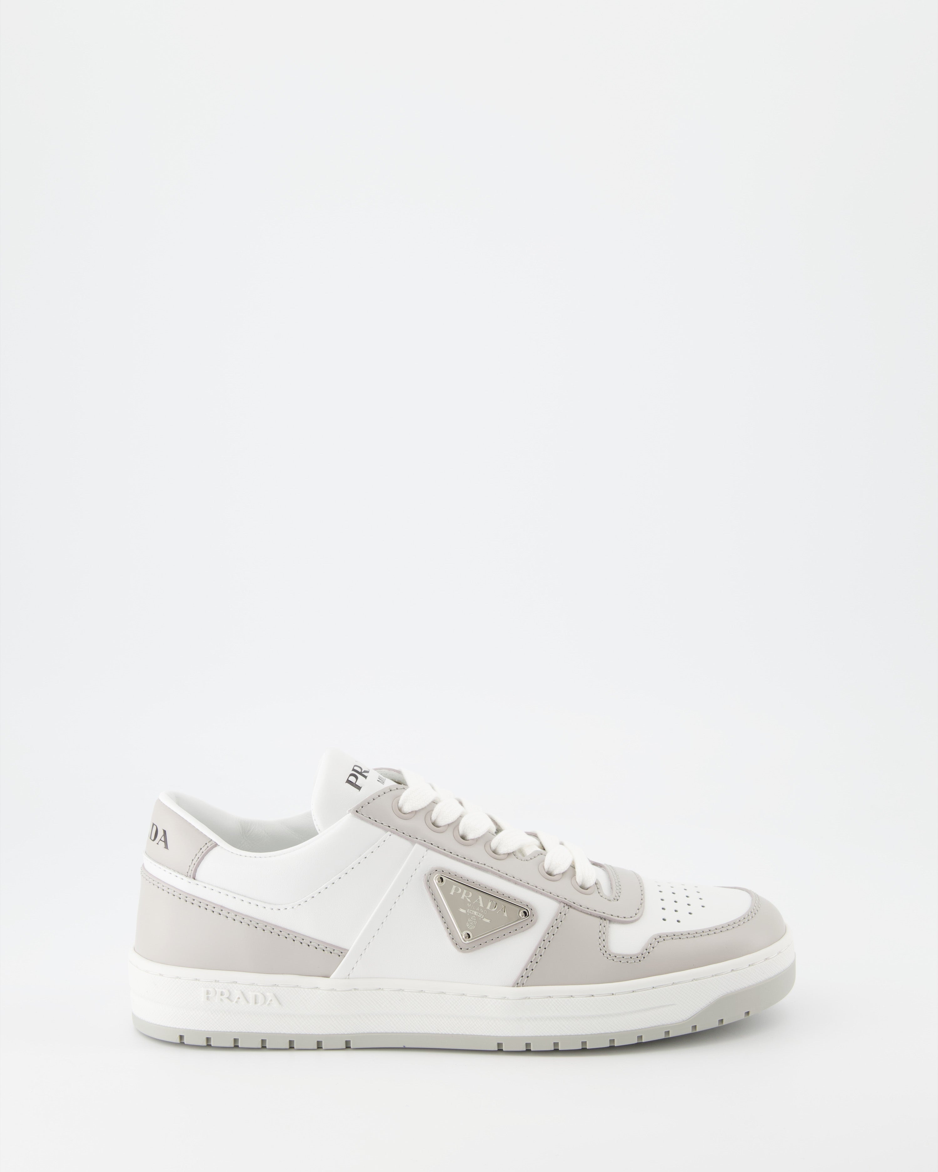 Sneaker Baskets Downtown Prada Grau Femme