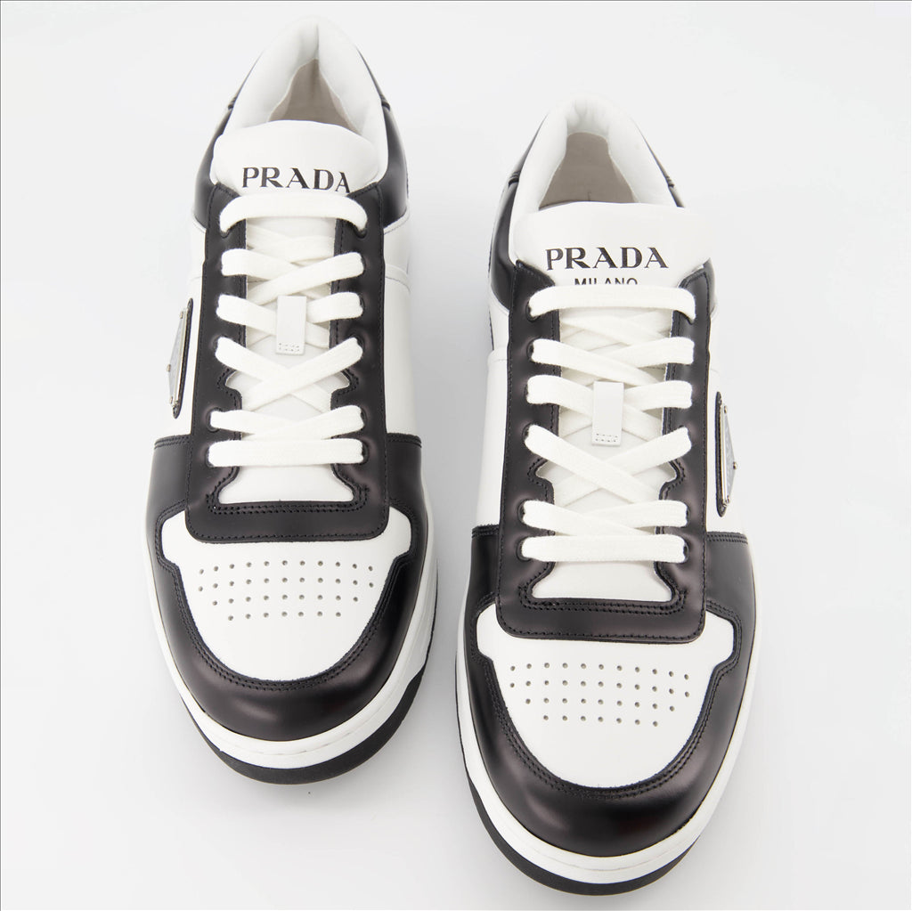 Sneaker Baskets Downtown Prada Schwarz Homme