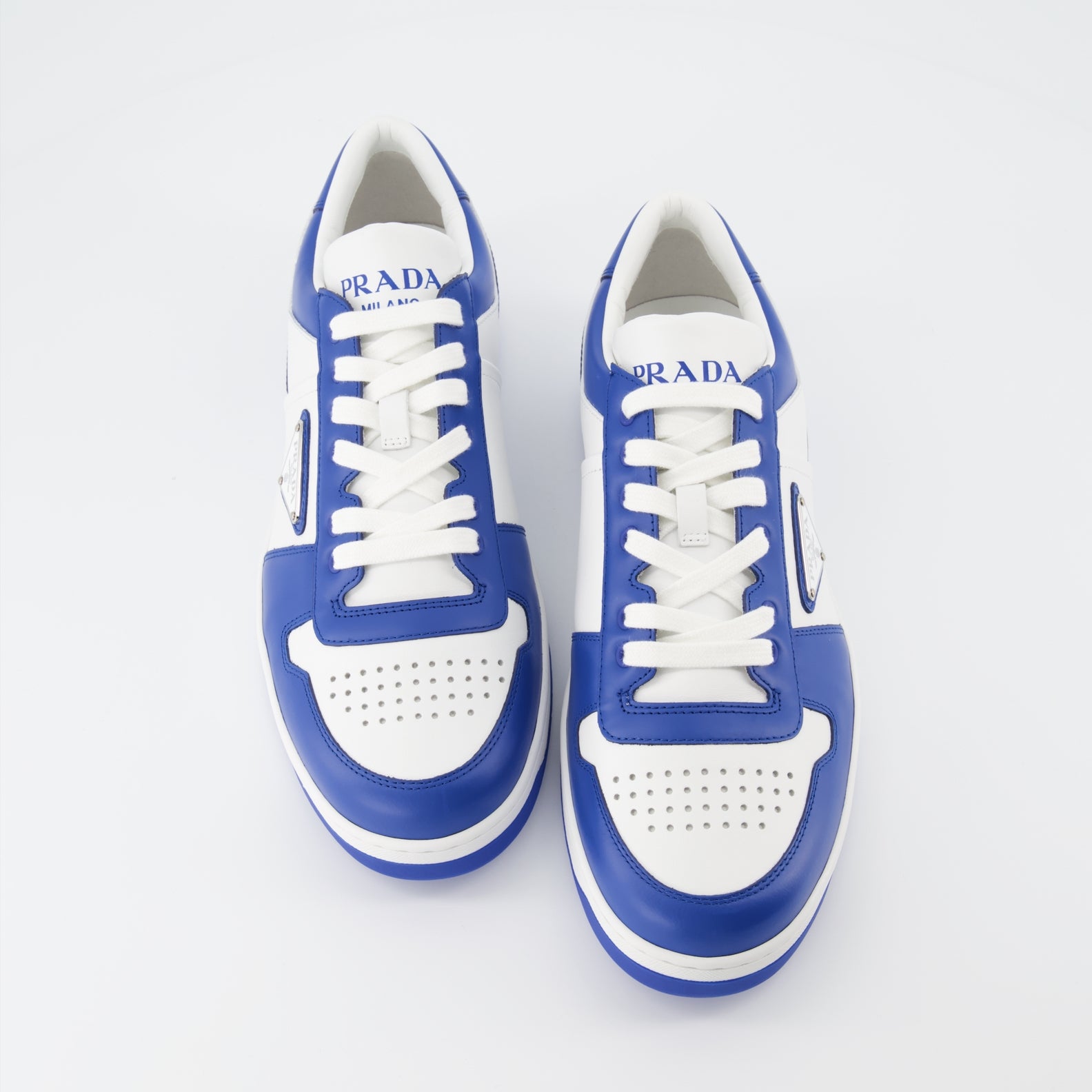 Sneaker Baskets Downtown Prada Blau Homme