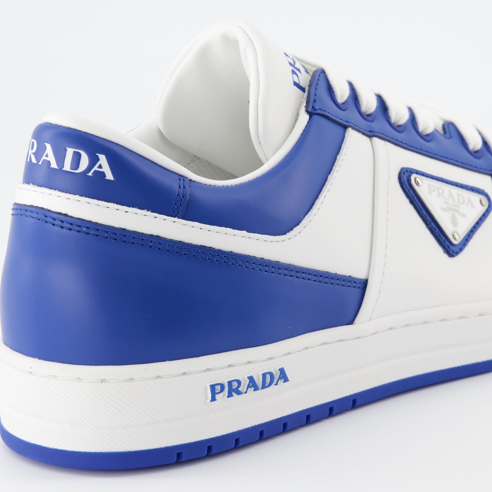 Sneaker Baskets Downtown Prada Blau Homme