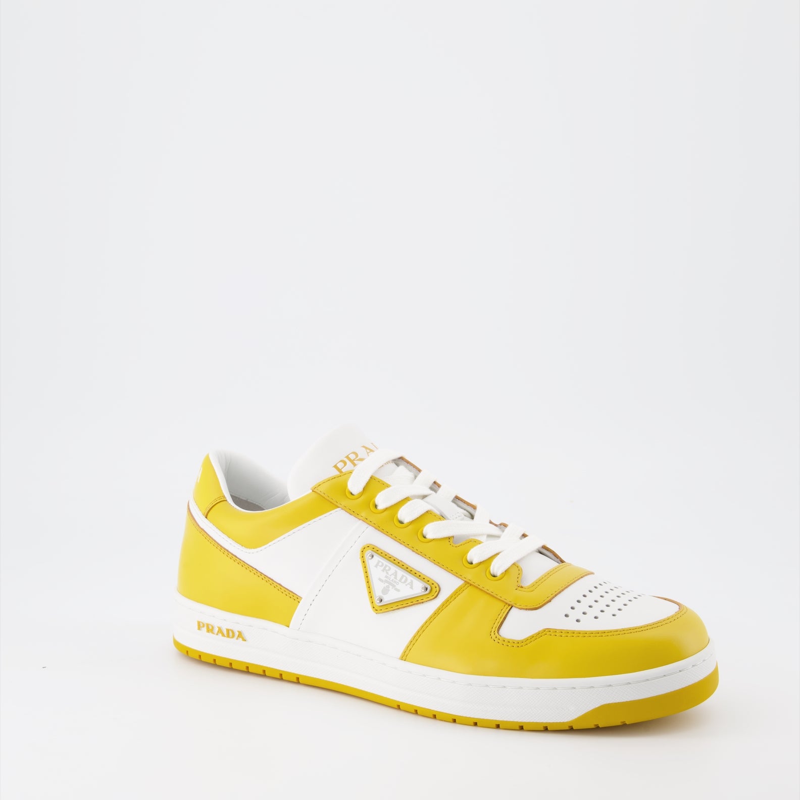 Sneaker Baskets Downtown Prada Weiß Homme