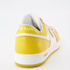 Sneaker Baskets Downtown Prada Weiß Homme