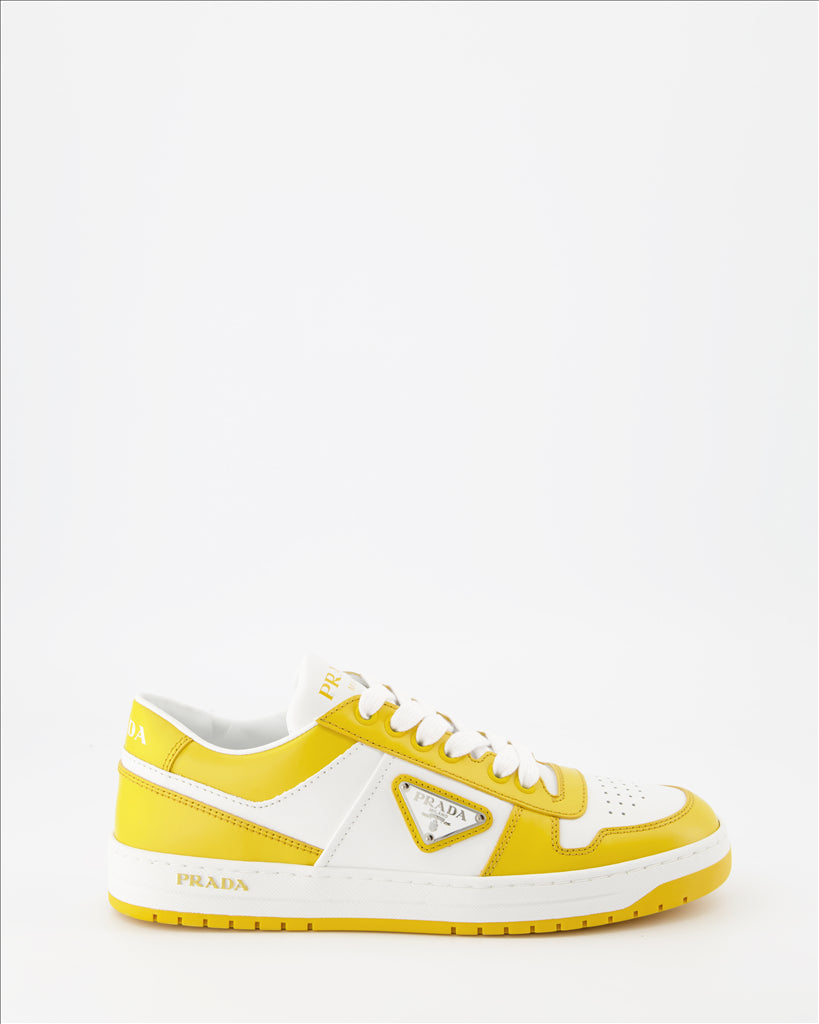 Sneaker Baskets Downtown Prada Gelb Femme