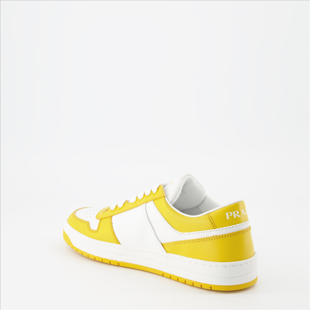 Sneaker Baskets Downtown Prada Gelb Femme