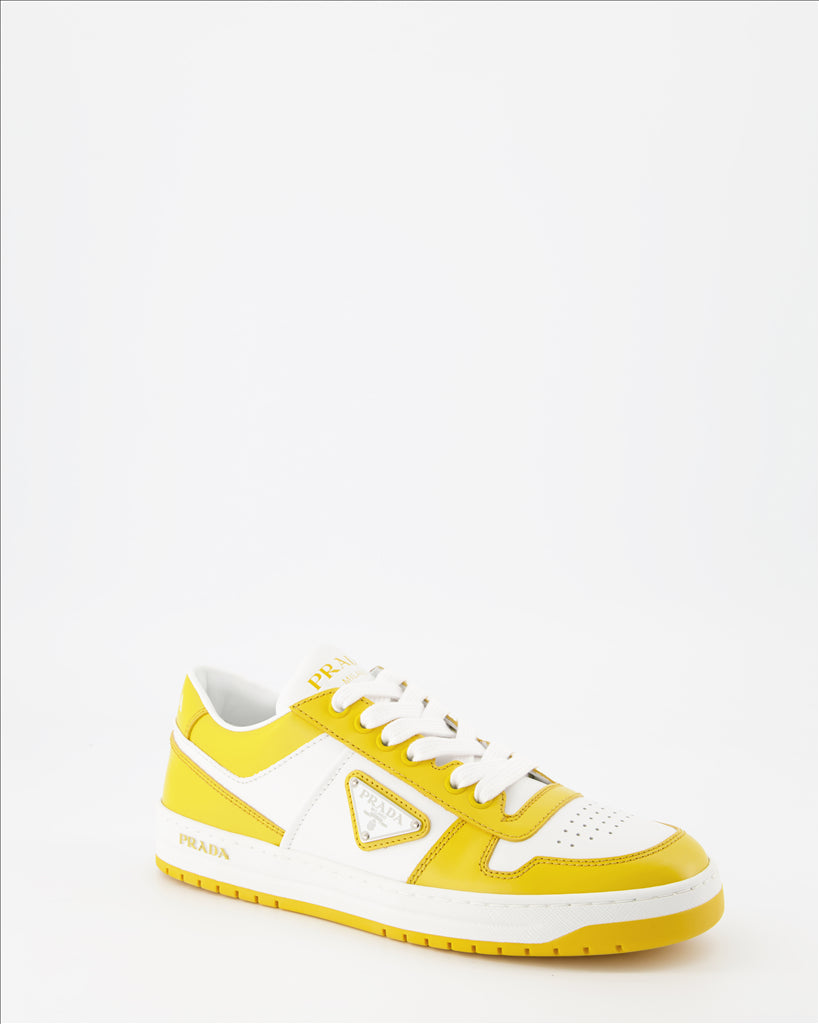 Sneaker Baskets Downtown Prada Gelb Femme
