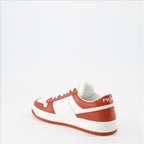 Sneaker Baskets Downtown Prada Rot Femme