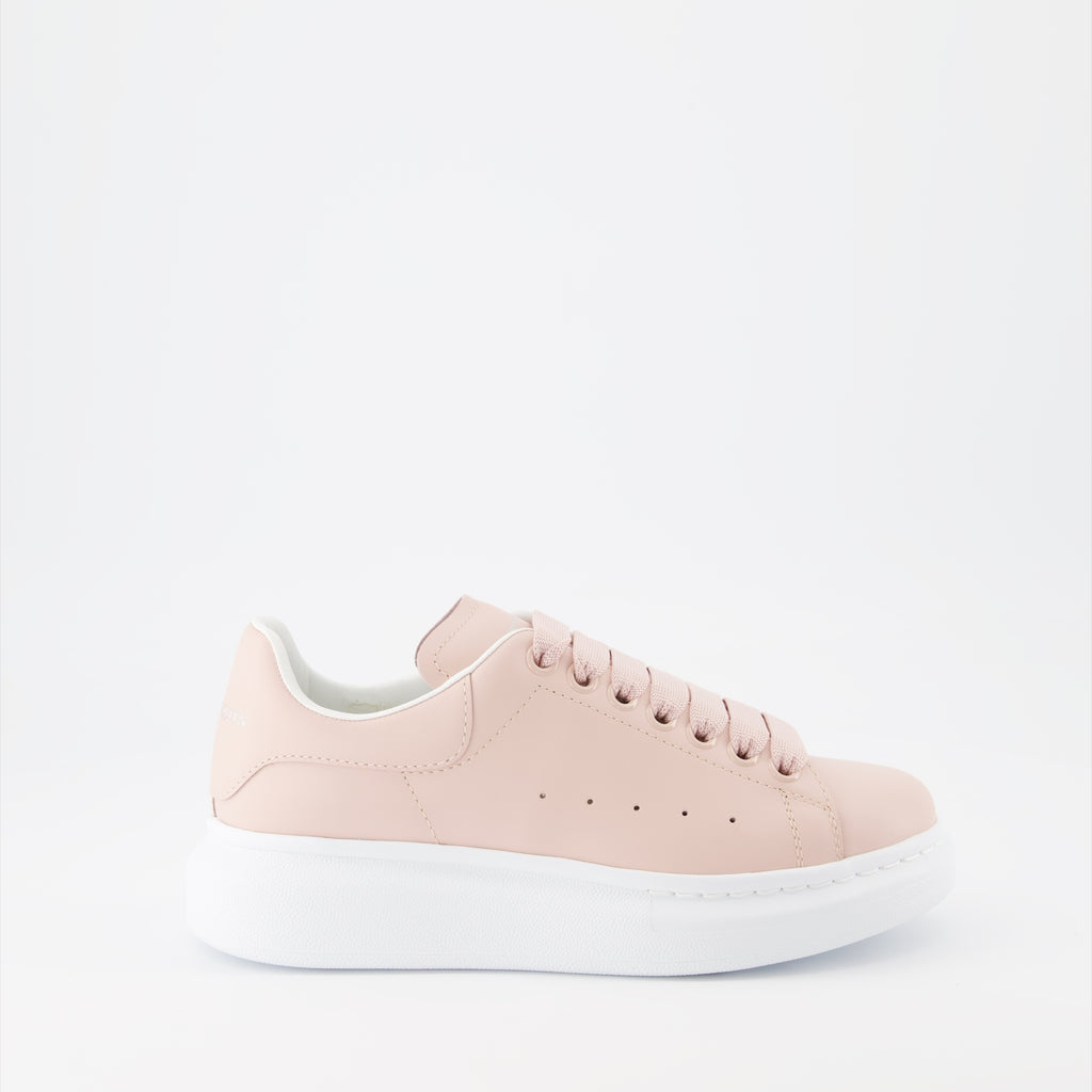Sneaker Baskets en Calicot Alexander McQueen Rosa Femme