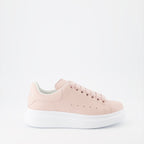 Sneaker Baskets en Calicot Alexander McQueen Rosa Femme