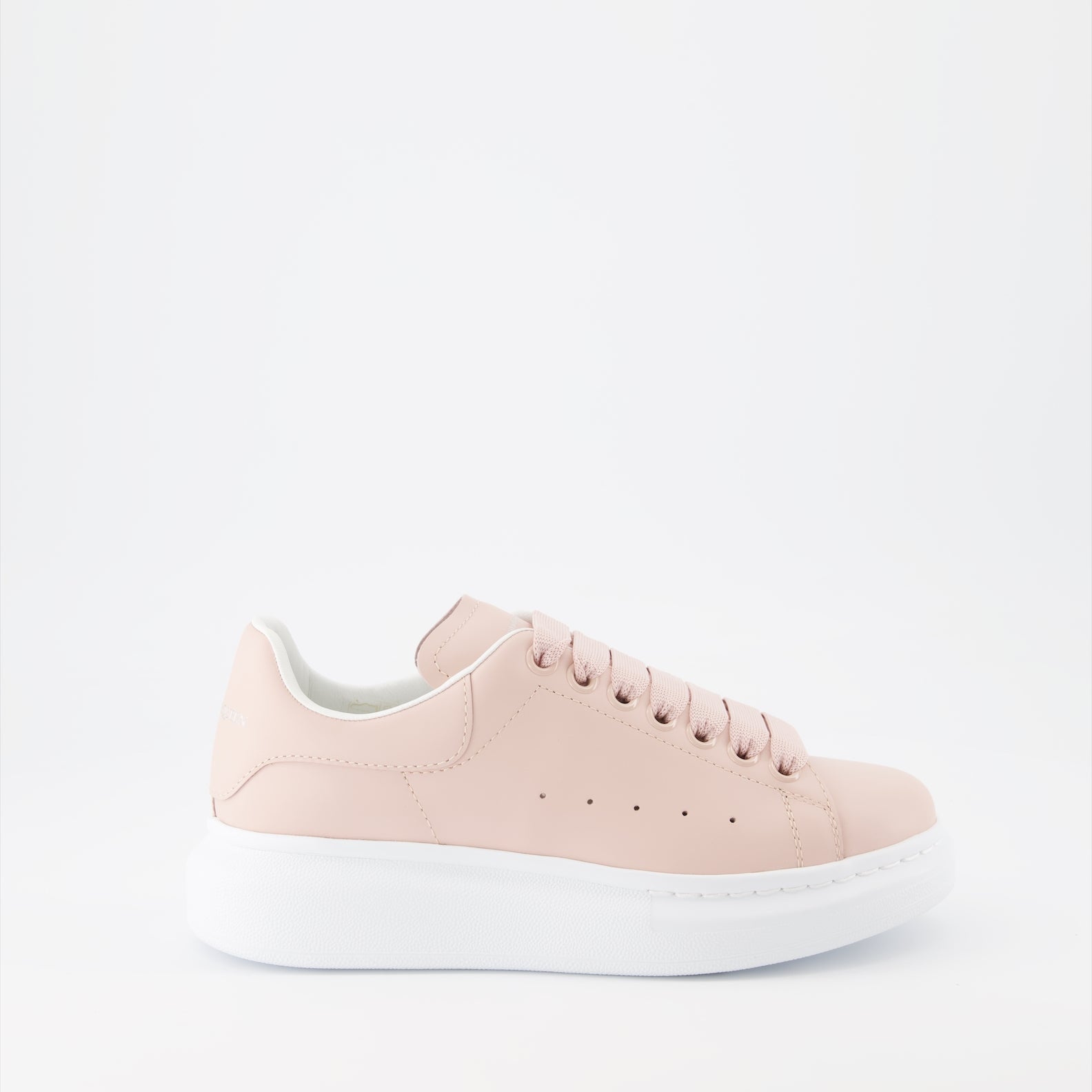 Sneaker Baskets en Calicot Alexander McQueen Rosa Femme