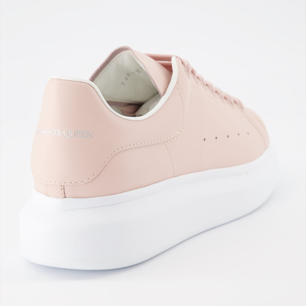 Sneaker Baskets en Calicot Alexander McQueen Rosa Femme