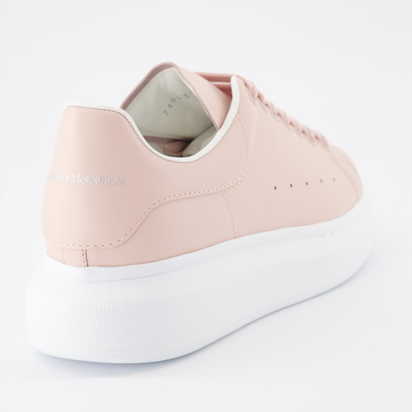 Sneaker Baskets en Calicot Alexander McQueen Rosa Femme