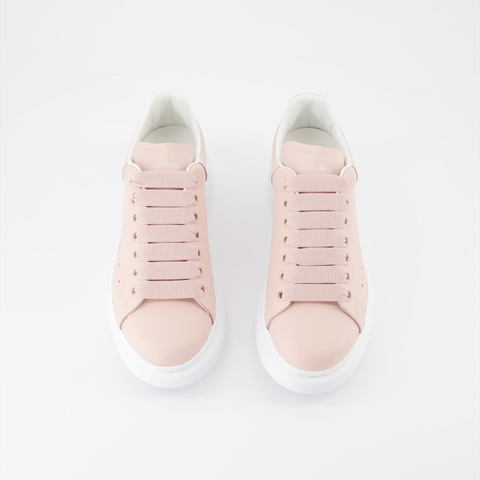 Sneaker Baskets en Calicot Alexander McQueen Rosa Femme