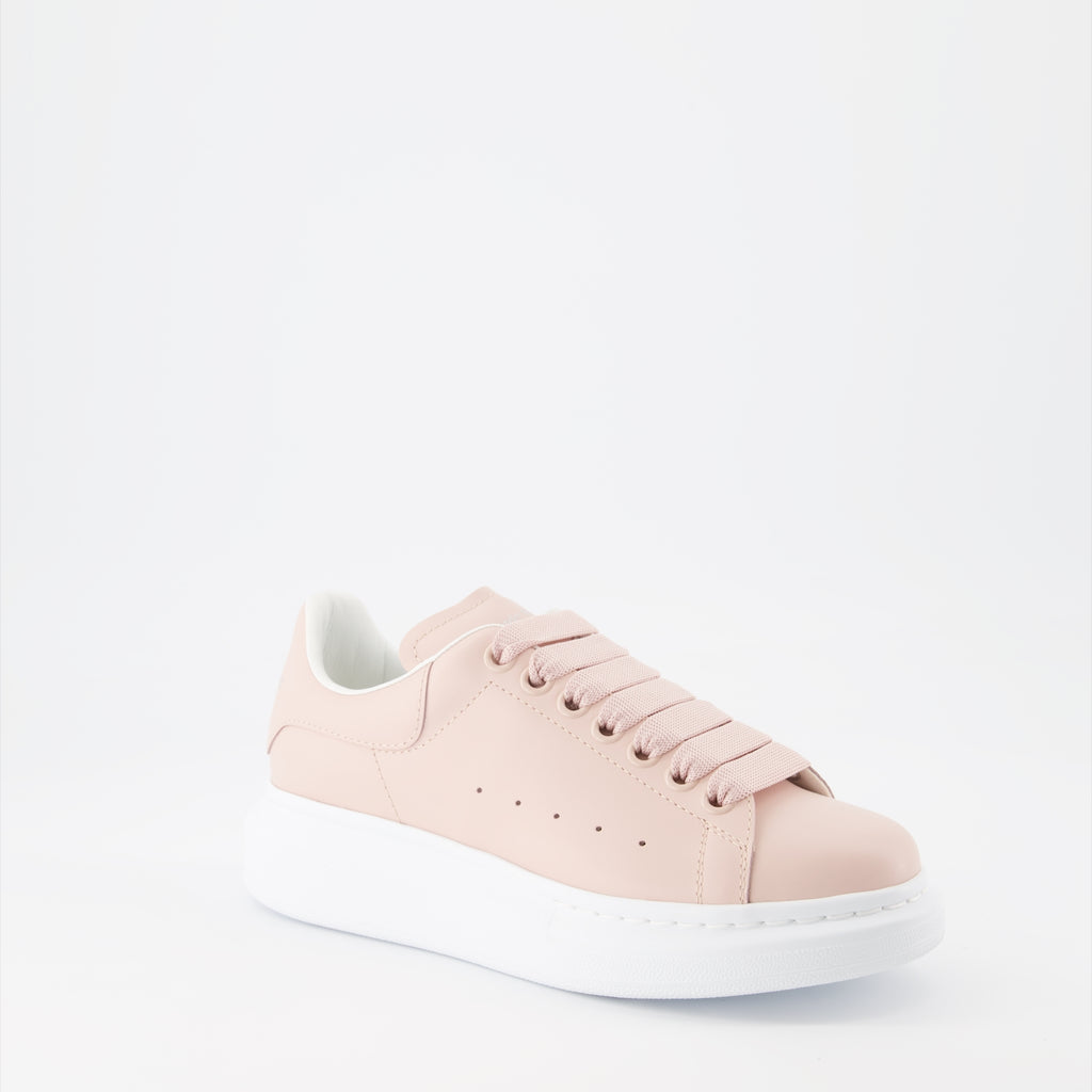 Sneaker Baskets en Calicot Alexander McQueen Rosa Femme
