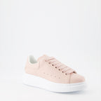 Sneaker Baskets en Calicot Alexander McQueen Rosa Femme
