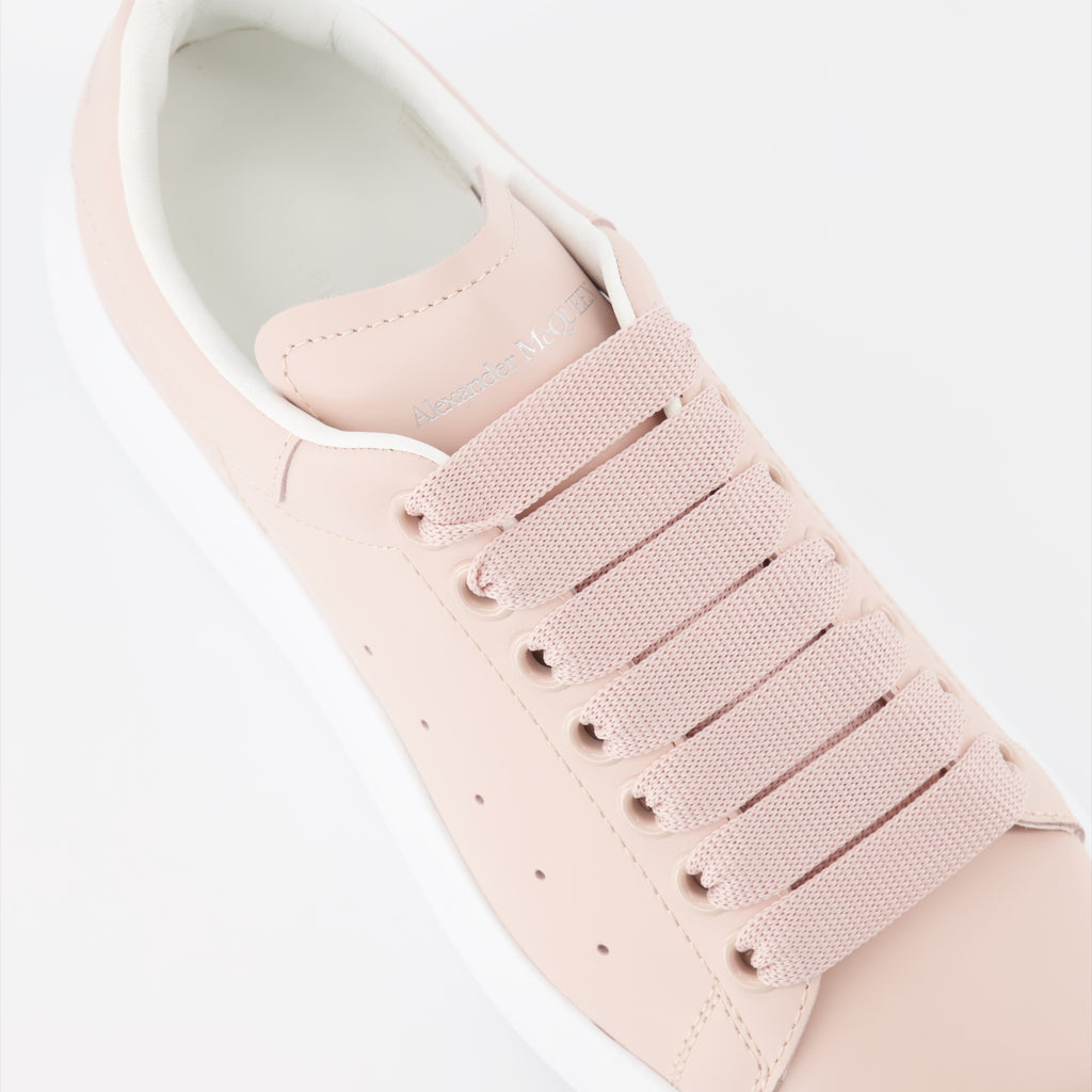 Sneaker Baskets en Calicot Alexander McQueen Rosa Femme