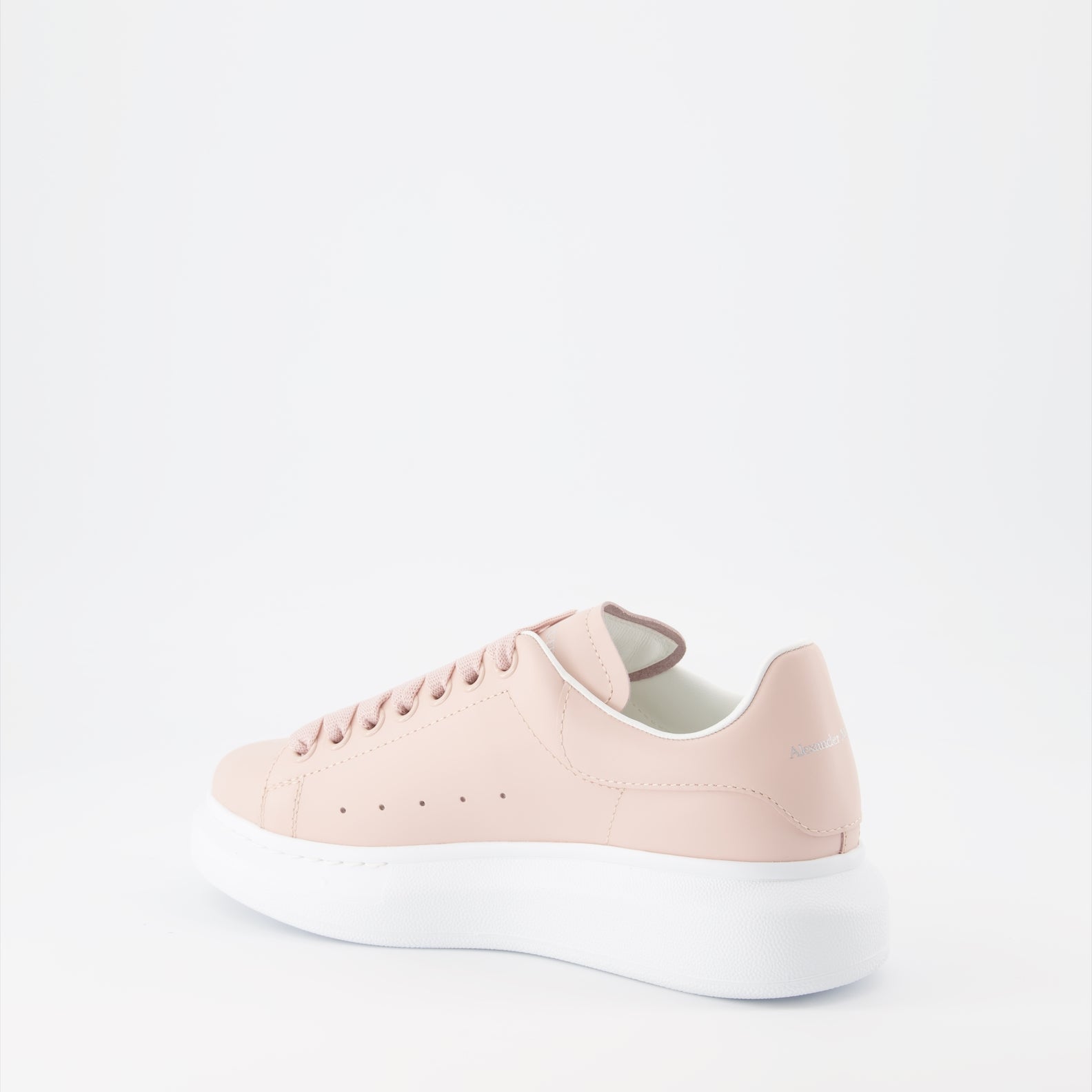 Sneaker Baskets en Calicot Alexander McQueen Rosa Femme