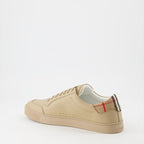 Sneakers Leather sneakers Burberry Beige Man
