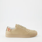 Sneakers Leather sneakers Burberry Beige Man