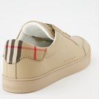 Sneakers Leather sneakers Burberry Beige Man