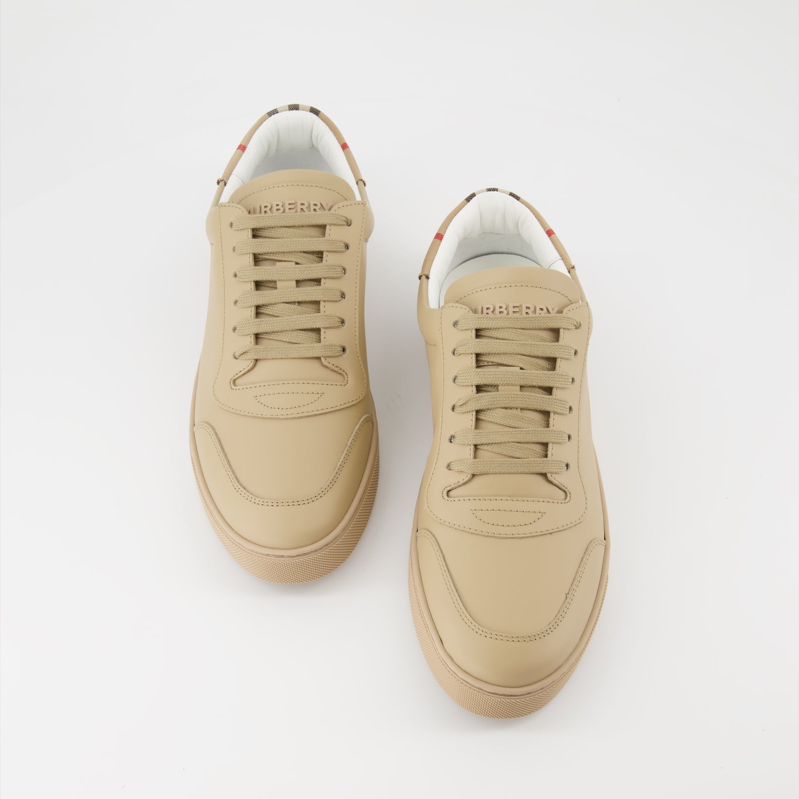 Sneakers Leather sneakers Burberry Beige Man
