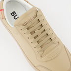 Sneakers Leather sneakers Burberry Beige Man