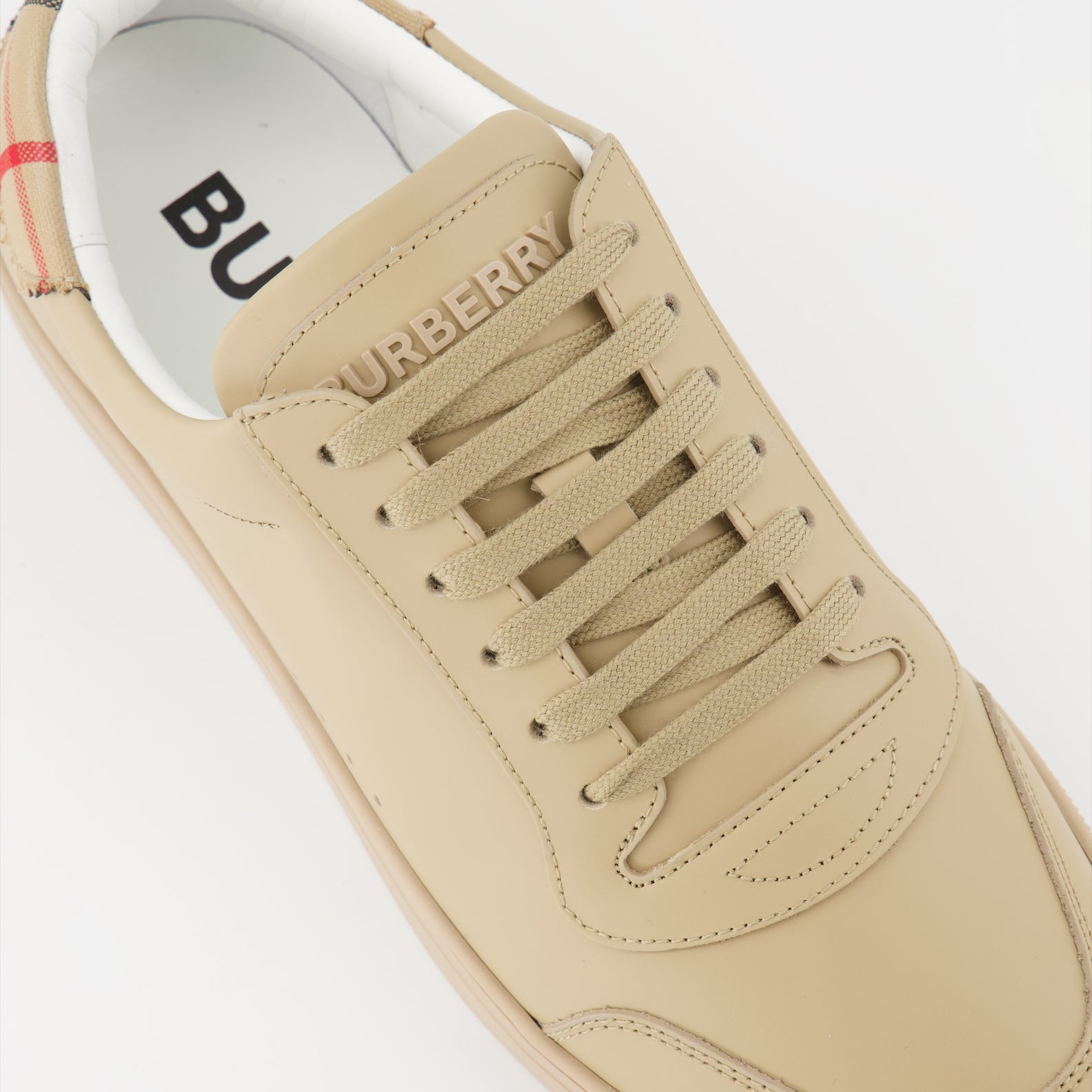 Sneakers Leather sneakers Burberry Beige Man