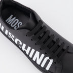 Sneakers Logo sneakers Moschino Black Man