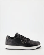 Sneaker Baskets en cuir Prada Schwarz Homme