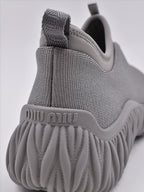 Baskets Baskets en jersey Miu Miu Gris Femme