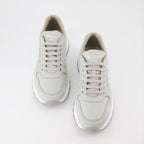 Sneaker Baskets en Re-Nylon Prada Grau Homme