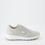 Sneaker Baskets en Re-Nylon Prada Grau Homme