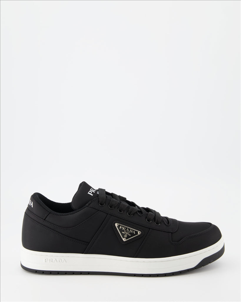 Sneaker Baskets en Re-Nylon Prada Schwarz Homme