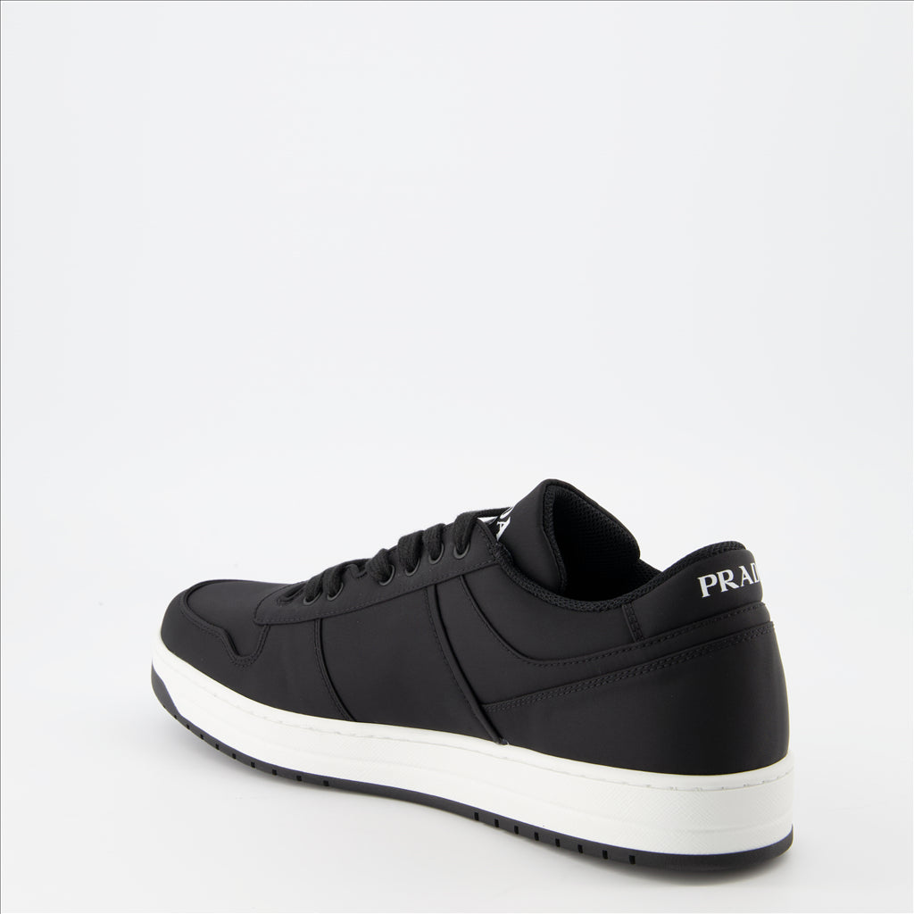 Sneaker Baskets en Re-Nylon Prada Schwarz Homme