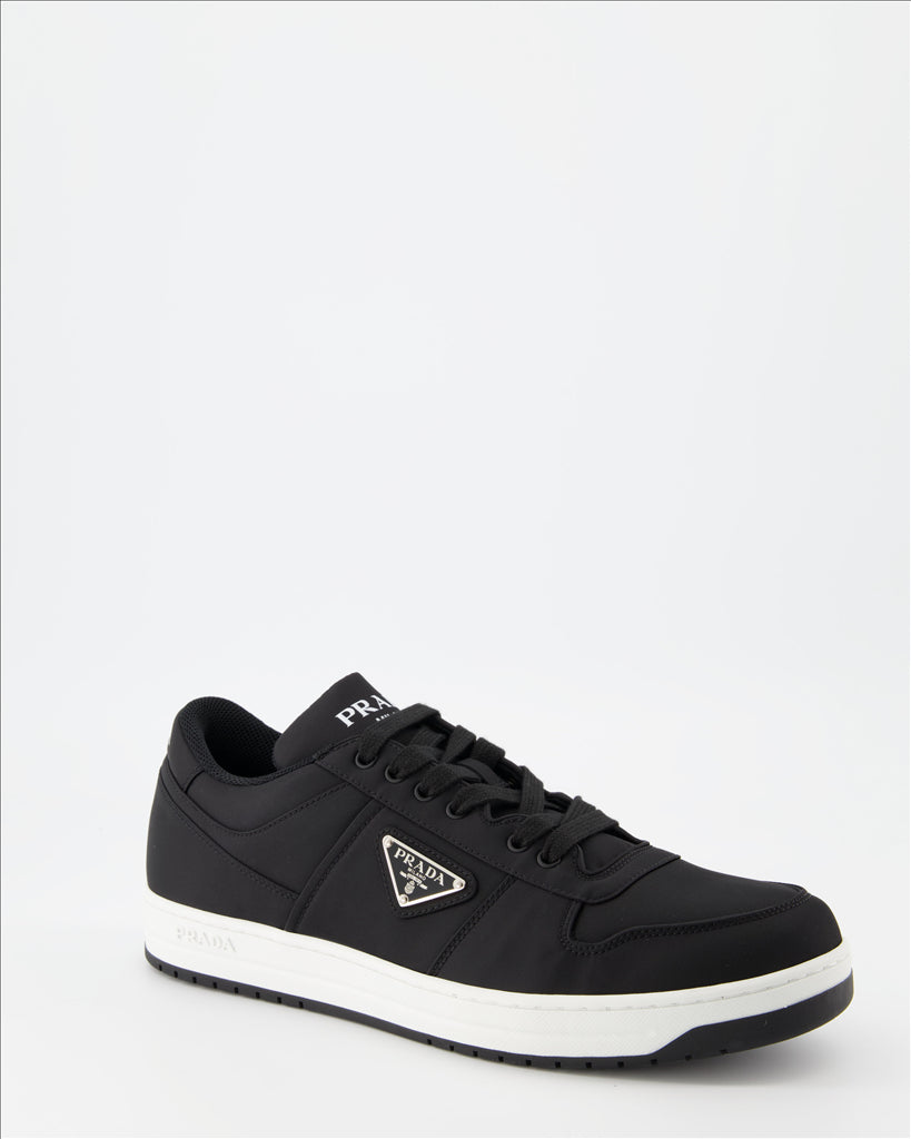 Sneaker Baskets en Re-Nylon Prada Schwarz Homme