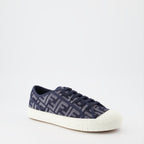 스니커즈 Baskets Fendi Domino Fendi 파란색 Homme