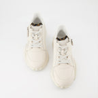 Tênis Baskets Fendi Flow Fendi Bege Femme