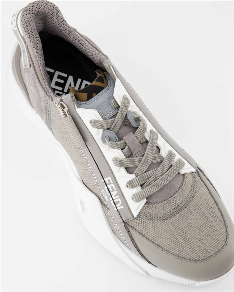 Sapatos sociais Baskets Fendi Flow Fendi Cinza Homme